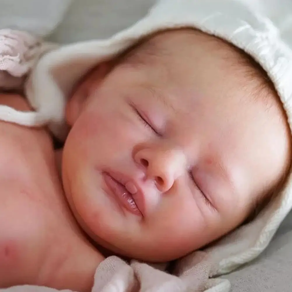 

Npk 21inch Baby Big Reborn Kit 53cm Sleeping Unifished Body Parts S9g5