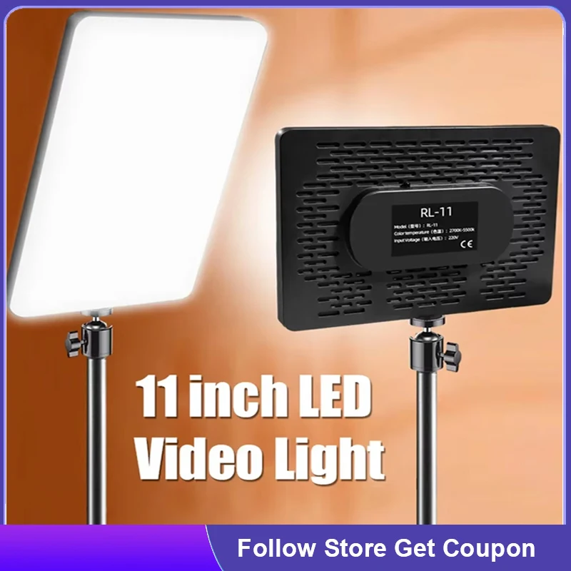 2 шт. 11 дюймов светодиодный заполняющий свет для видео панель лампы освещение