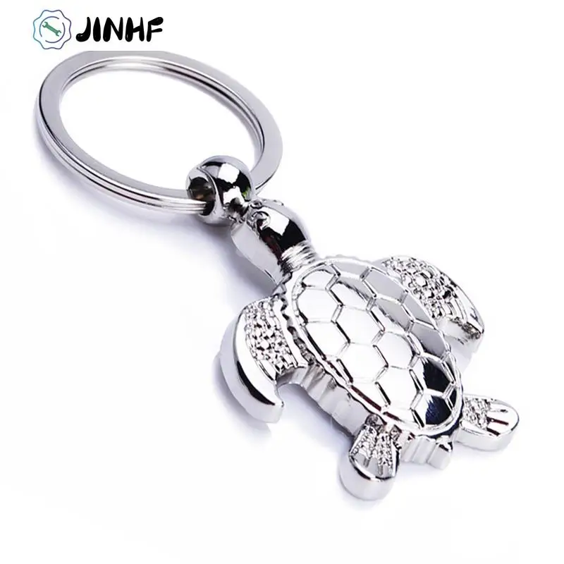 

1Pcs Auto Keychain Gift For Men Women Classic 3D Pendant Key Chain Creative Cute Sea Turtle Keyring