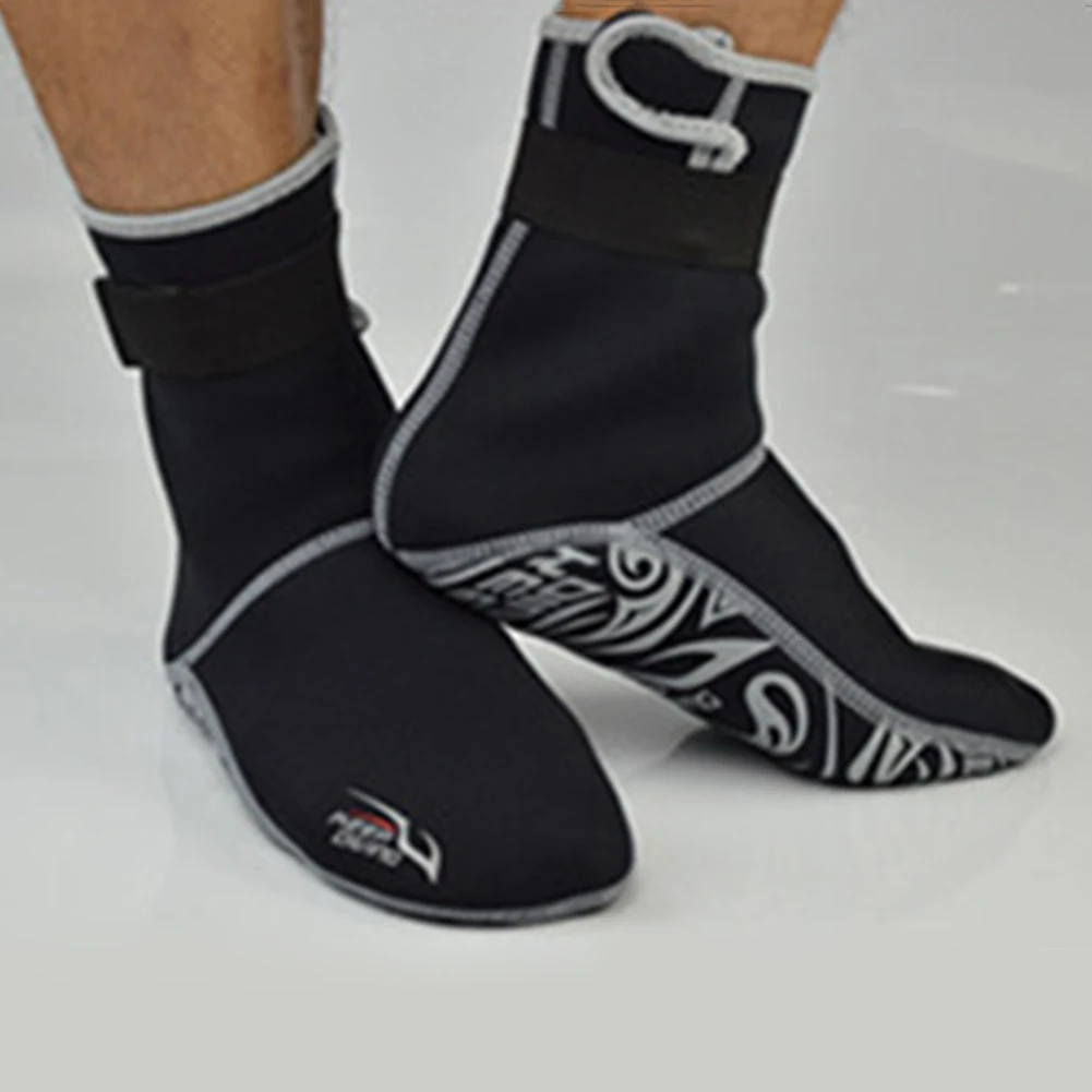 

1 Pair 3mm Neoprene Diving Socks Swim Water Boots Non-slip Wetsuit Shoes Warming Scuba Snorkeling Surfing Swimming Socks