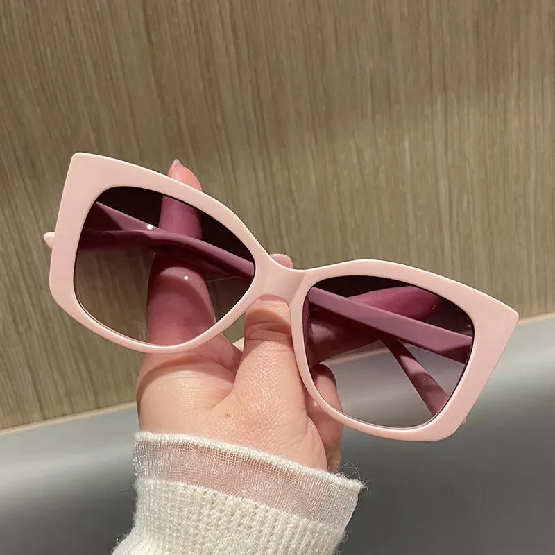 Солнцезащитные очки кошачий глаз UV400 для мужчин и женщин винтажные Роскошные