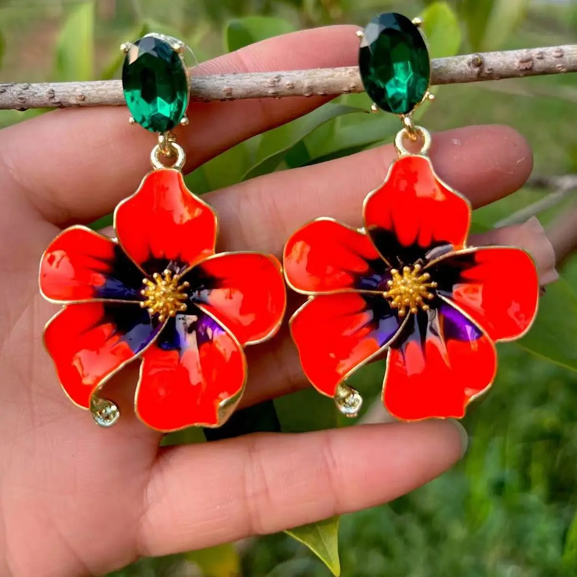

2023 Sweet Cute New Flower Earrings for Women Jewelry Gifts