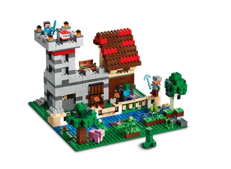 Конструктор Lego minecraft 21161 Ремесленная коробка подарок на день рождения игрушки