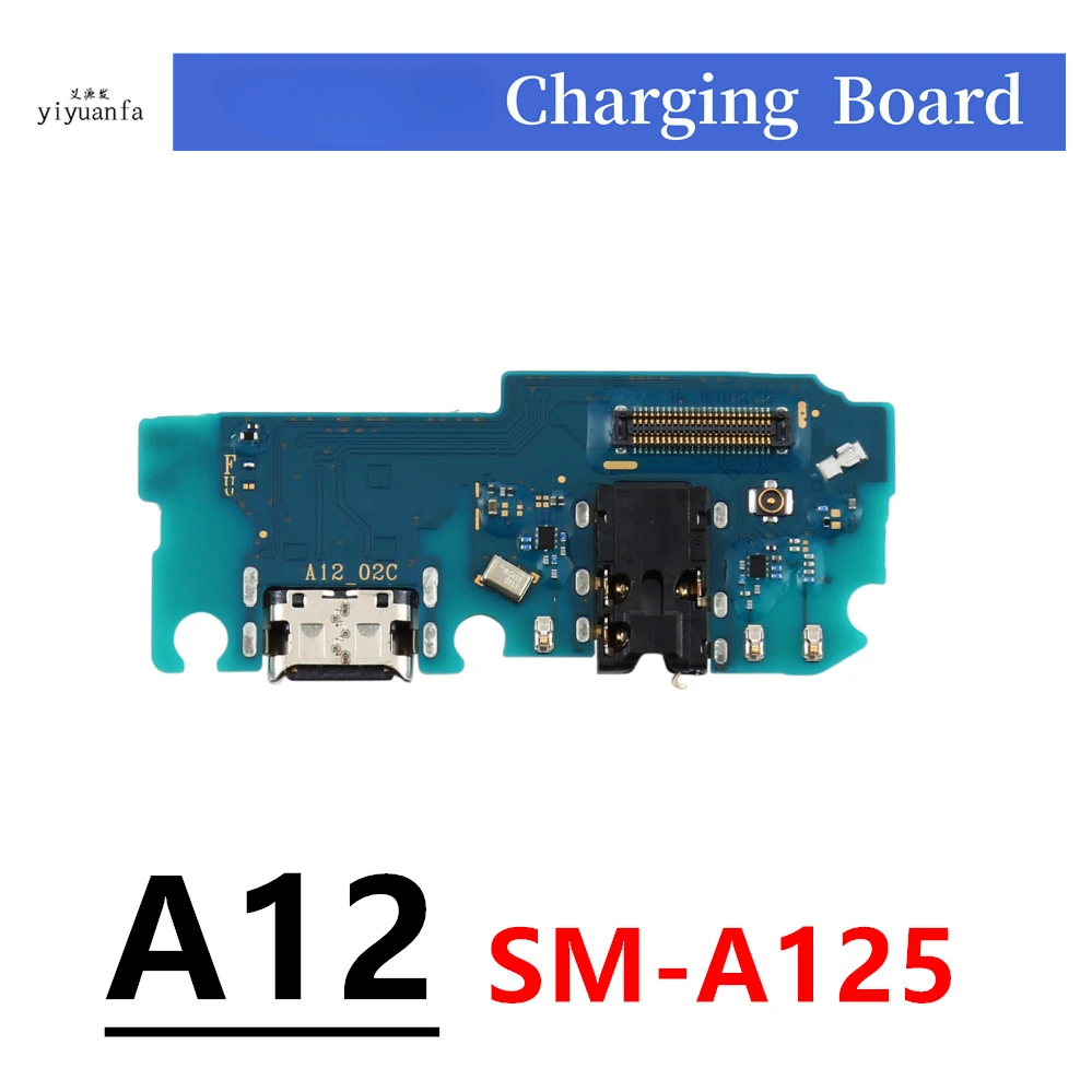 Для Samsung Galaxy A12 A125F/DS SM-A125F USB-порт для зарядки разъем гибкий кабель с микрофоном