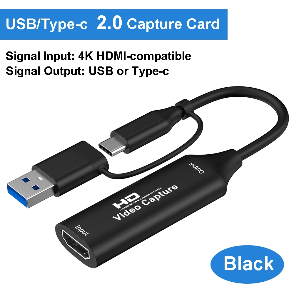 

Видеозахват KOJESHUN 2-в-1 USB 3.0/2.0 4K HDMI