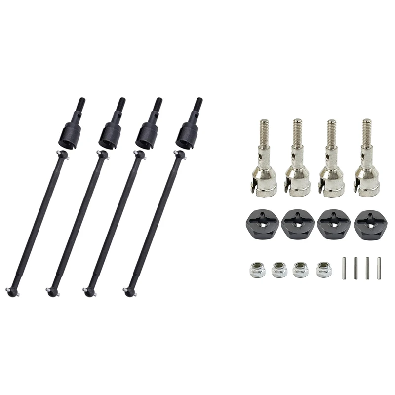 

Dogbones 89,5 Mm & Stub колесная ось 02033 приводной Вал & для Wltoys A959 колесная ось 12Mm комбайнер ступицы шестигранный адаптер, D