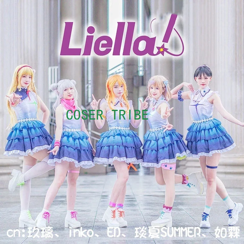 COSER TRIBE аниме LoveLive!SuperStar! Новая команда Liella Shibuya Kanon Tang Keke SJ костюм для косплея