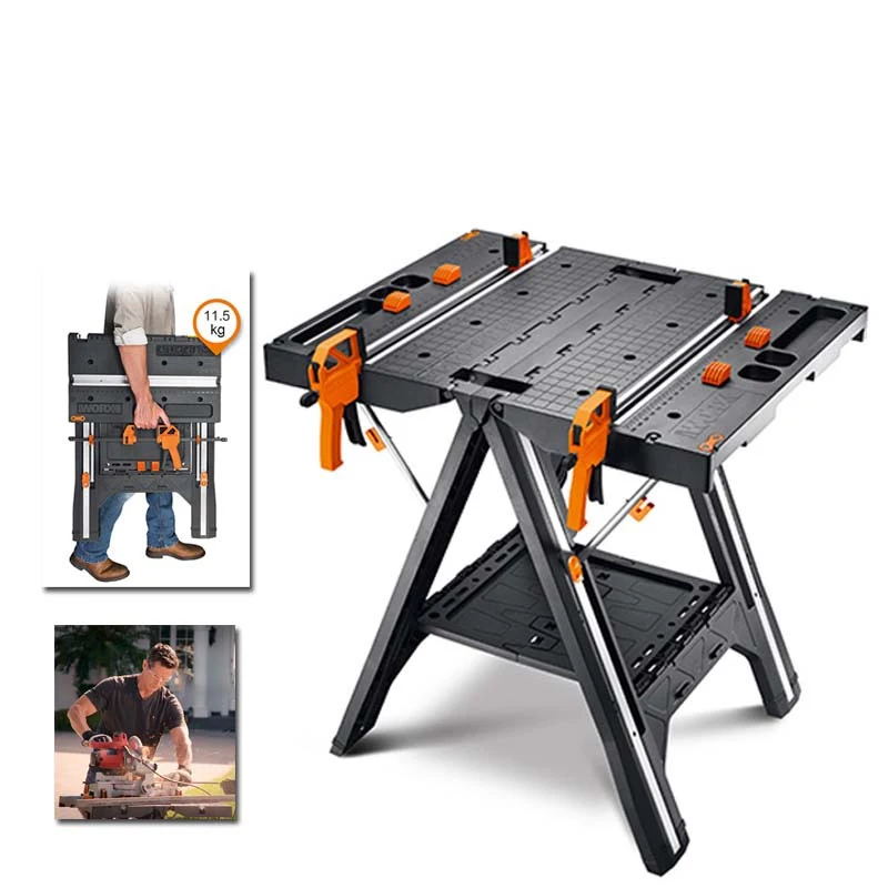 

Work Tool Table WX051 Mobile Portable Woodworking Surgical Table Sawing Machine Folding Tool Safe And Durable Multifunctional