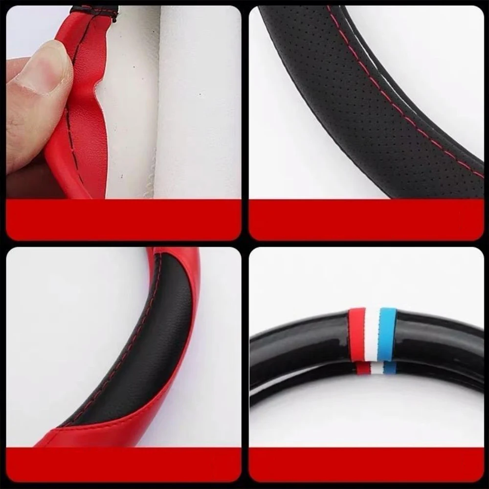 Кожаный чехол на руль для DMF Forthing T5 EVO 2021 2022 противоскользящее украшение Dongfeng T5evo