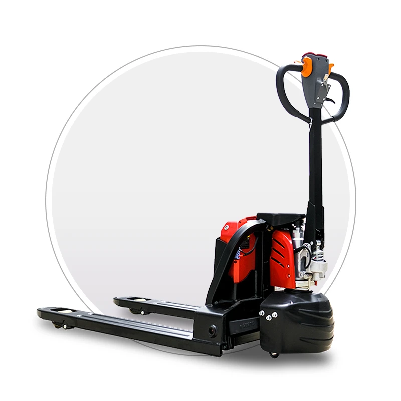 

Lithium battery 2.0t 2000kg small mini carrier semi electric pallet truck