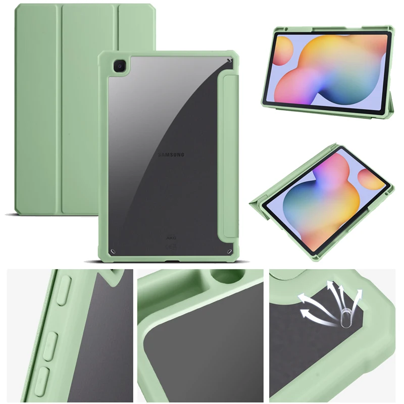 

Чехол-книжка для Samsung Galaxy Tab S6 Lite, с держателем для ручки