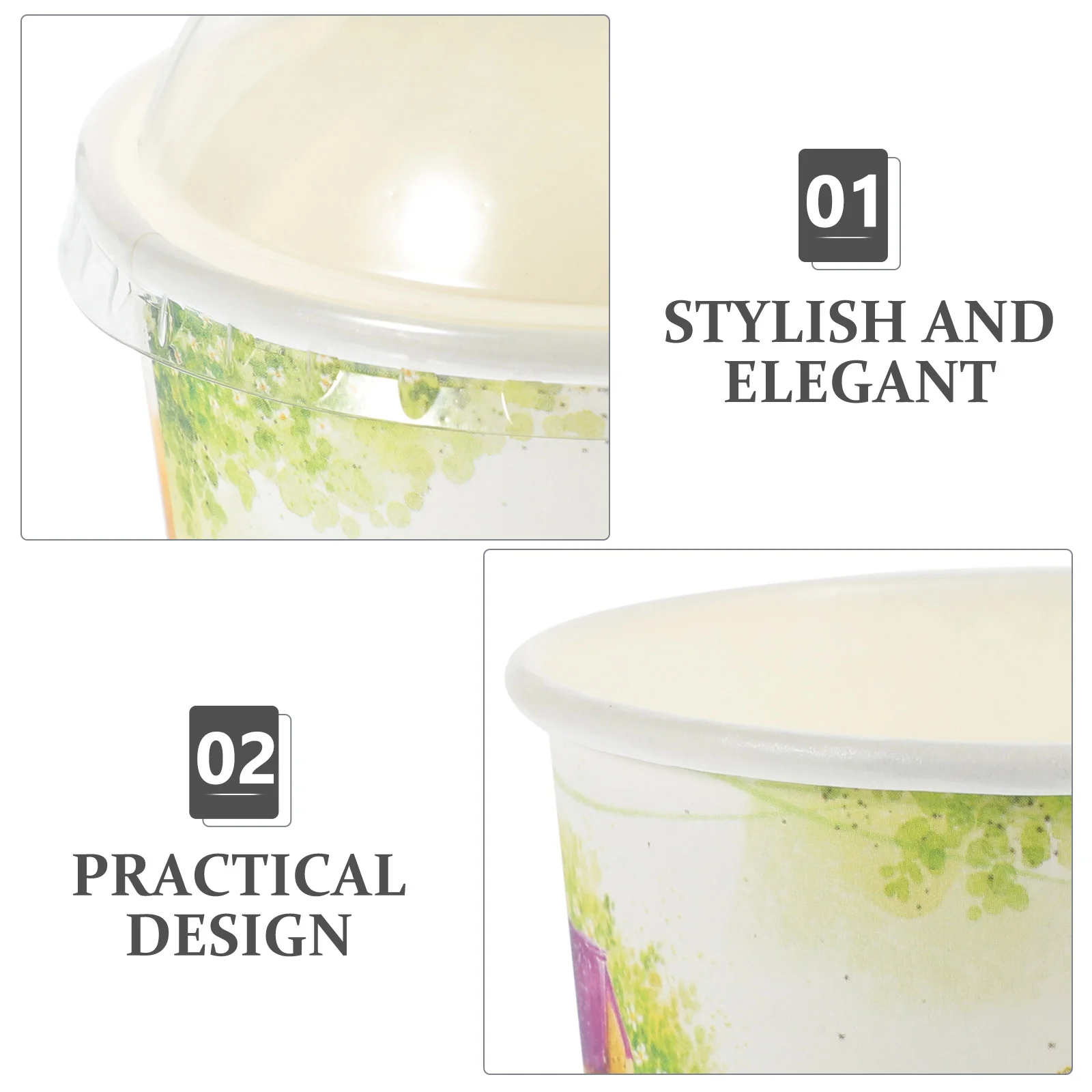 50 комплектов чашек для торта десертная чаша чашки мороженого мини-контейнеры