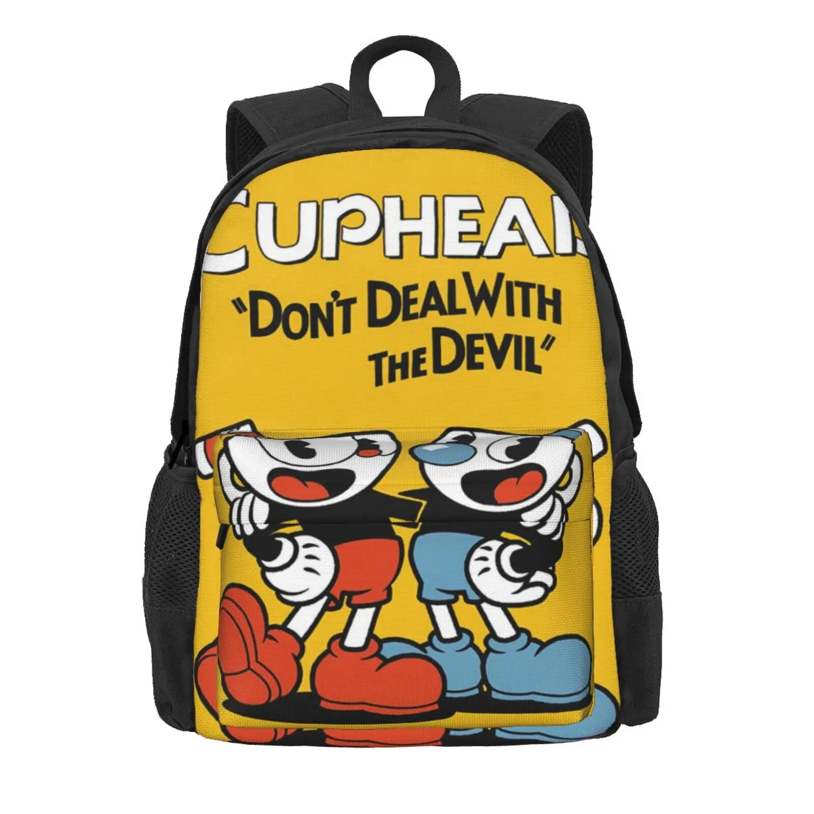 

Cuphead 2 school bags School Bag Bags School Bags Backpack Pencil Cases Plaid Backpack
