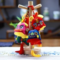 fashionable kids toy festive mini decoration tiger mascot pendant traditional supplies tiger plush toy zodiac tiger doll