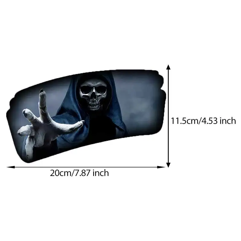 Наклейки «Горящиеся глаза ужасов» на автомобиле, самоклеящаяся наклейка для автомобильного заднего окна и бампера, водонепроницаемая наклейка TM364