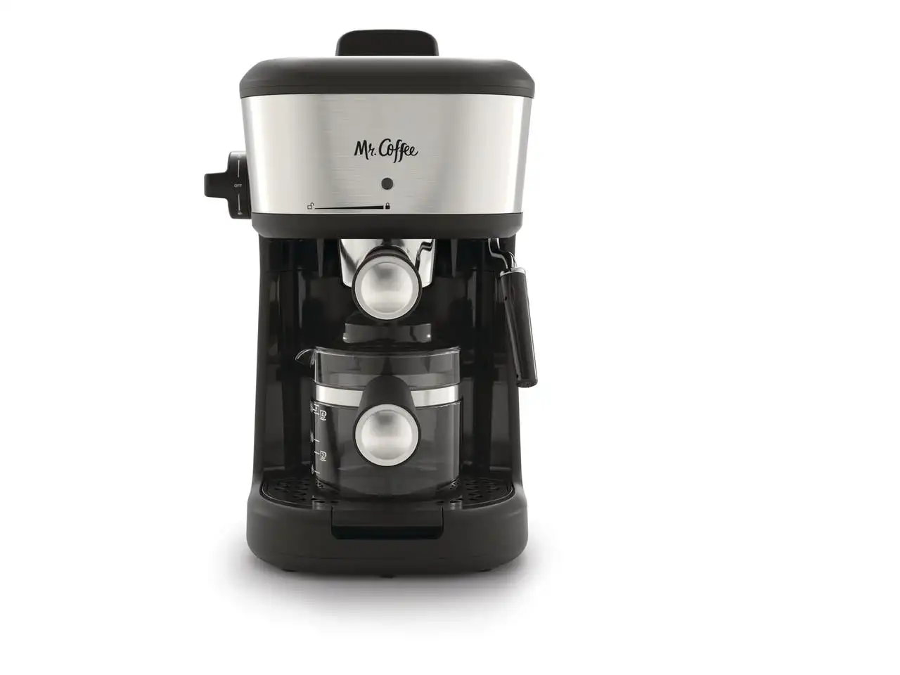 

HUANQIU® 4-Shot Steam Espresso, Cappuccino, and Latte Maker in Black