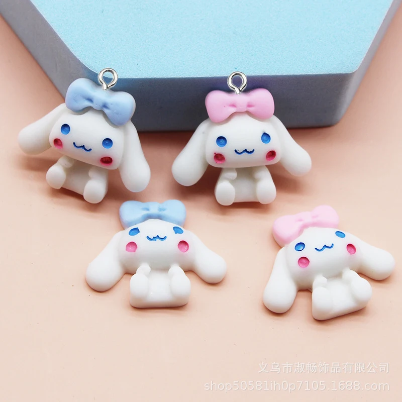 

10pcs/pack Cute Mini Dog Resin Flat Back Charms DIY Crafts Cabochon Beads Earring Bracelet Pendant Trendy Jewelry Accessory Make