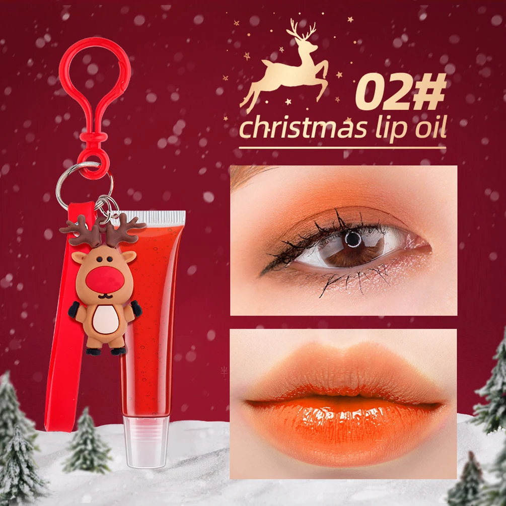 

Private Label Christmas Gift Jelly Lip Tint Hose Lip Gloss Bulk Nourish Moisturizing Non-sticky Lasting Lip Care Custom Makeup