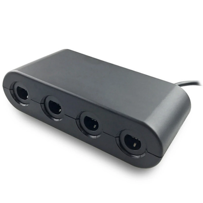 Игровой конвертер с 4 портами для контроллера Gamecube GC USB-адаптер Nintendo Switch NGC/Wii U/PC
