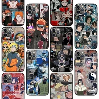 japan naruto anime phone case for iphone 11 12 pro max 13 mini 7 plus x xs xr apple 6 6s 8 se 5 5s fundas back cover coque