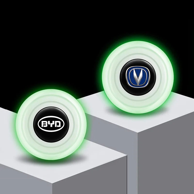 4 шт. светящиеся силиконовые наклейки на дверь автомобиля Chery Tiggo 2 3 8 Qq Iq Blossom Fulwin