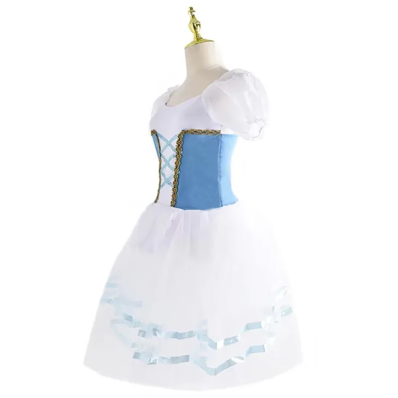 Giselle professional Ballet Dance Ballerina tutu Dress For Girls Women Stage Performance Costume Long Dancing Dresses