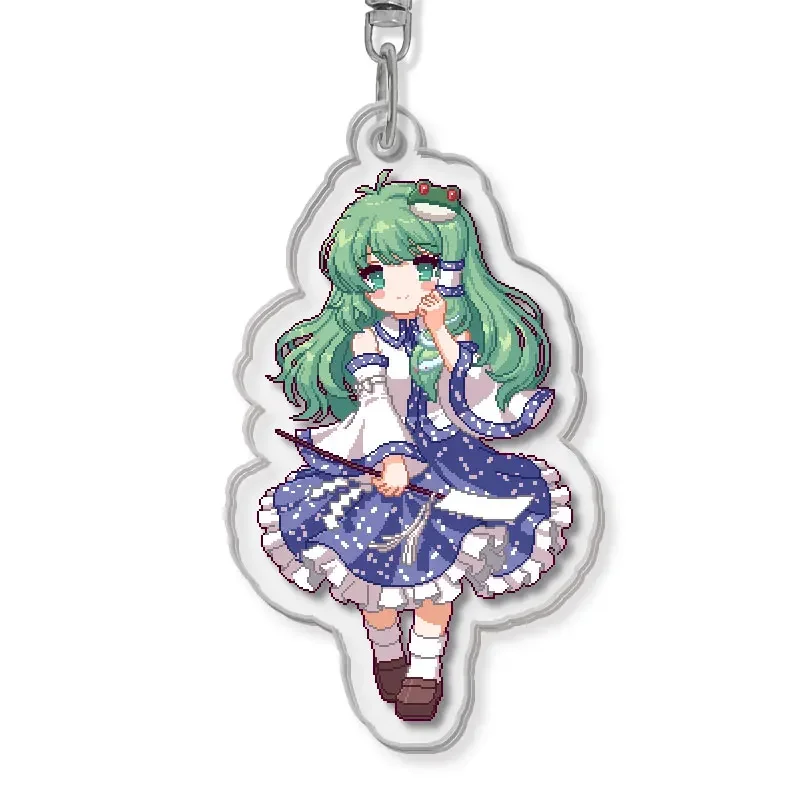 Аниме TouHou Project Remilia Scarlet Izayoi Sakuya Shinki Kochiya Sanae Косплей Акриловый брелок Подвеска