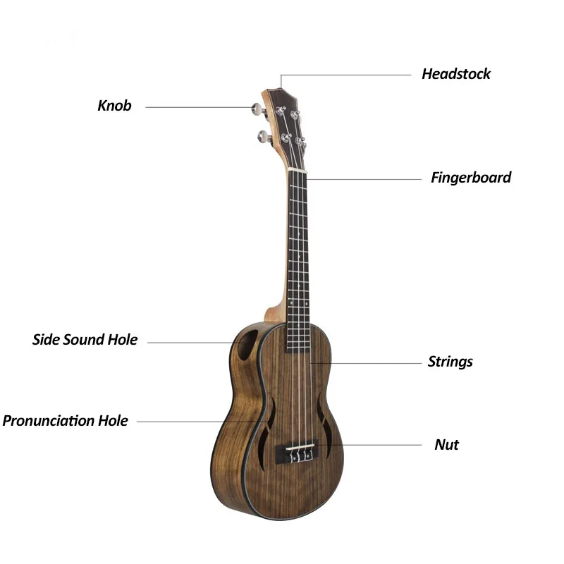 21/23/26 Inch 4 Wooden Ukulele Walnut And Mahogany  Small Hawaiian Guitar Music Acoustic Instrument Ideal Gift For Friends enlarge