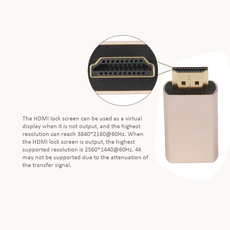 Экран с блокировкой HDMI подключение KVM HDMI2.0 DDC для до 3840X2160