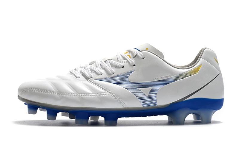 Authentic Mizuno Creation MORELIA REBULA CUP FG Men's Shoes Sneakers Mizuno Outdoor Sports Shoes White/Blue Size Eur 40-45