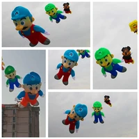 new arrival 3 5m soft inflatable cartoon kite pendant high quality nylon show kite line laundry for audlts