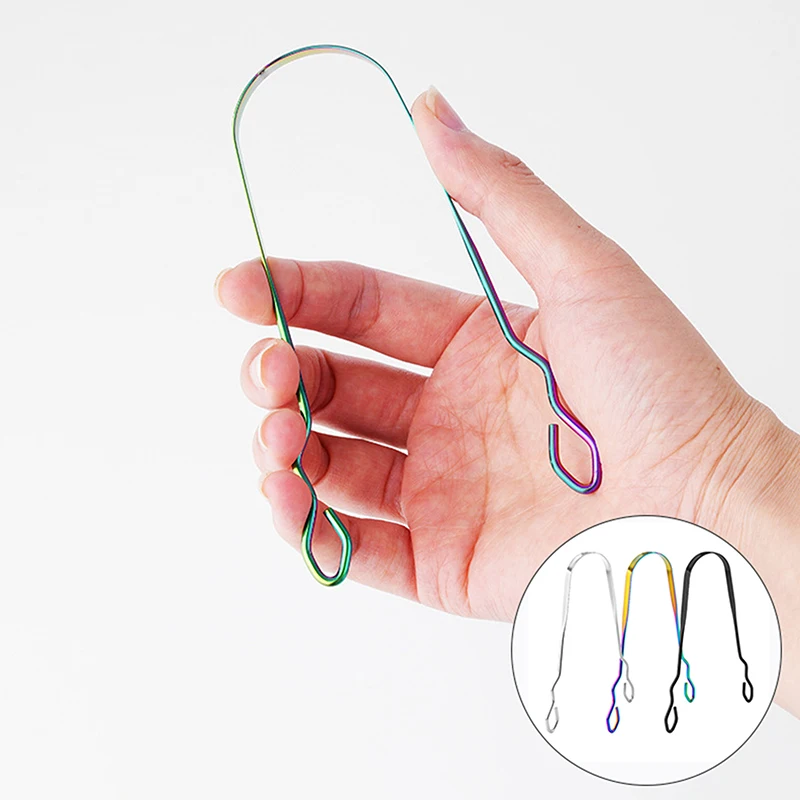 Алмазная ручка U-образный инструмент из нержавеющей стали для чистки полости рта