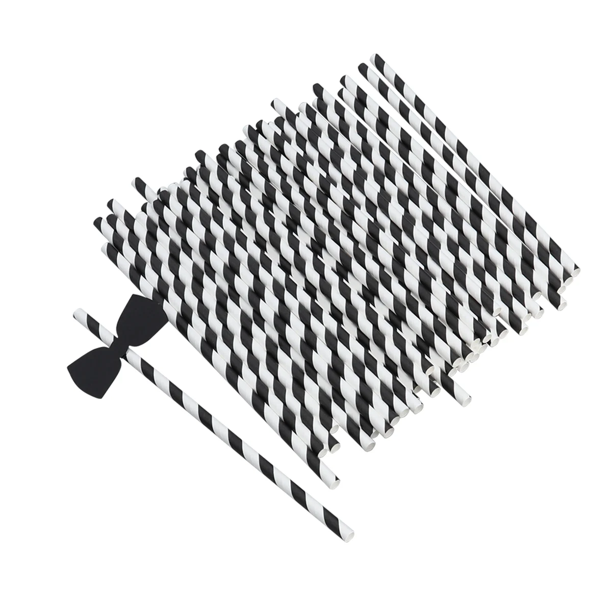 

40 Drinking Straws Party Supplies Reusable Straws Pumpkin Straws