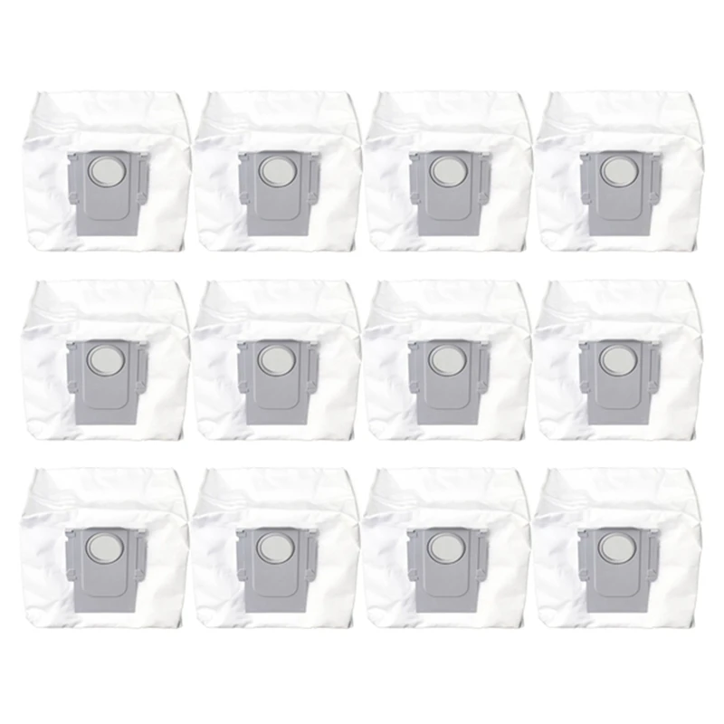 

12PCS Dust Bag Accessories For Xiaomi Roborock Q7 Max / Q7 Max+ / T8 Robot Vacuum Cleaner Dust Bin Spare Parts Dustbin