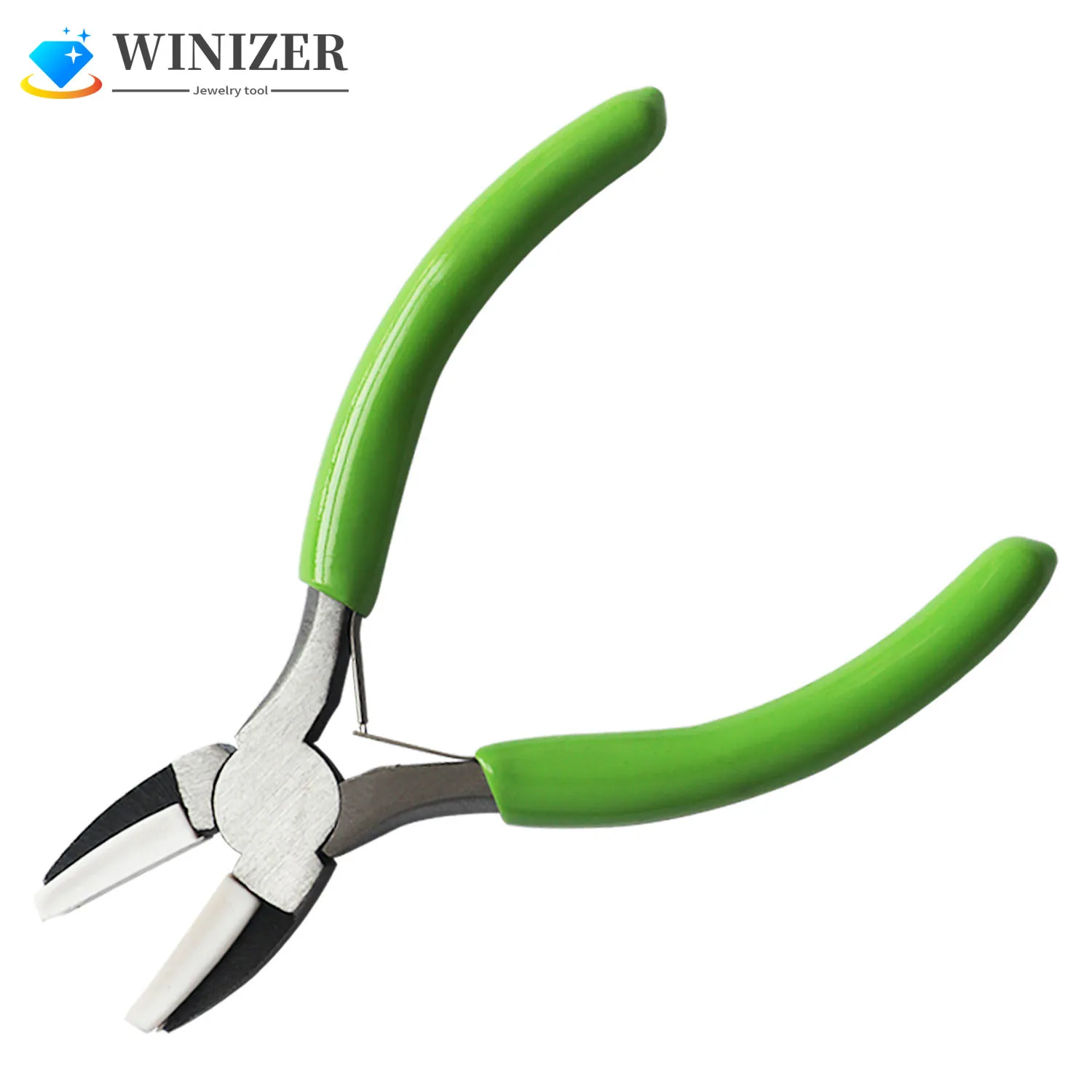 

1Pcs Jewelry Accessories Making Pliers Green Side Cutting Pliers Tools Nylon Jaw Pliers for Diy Jewelry Making Accessories