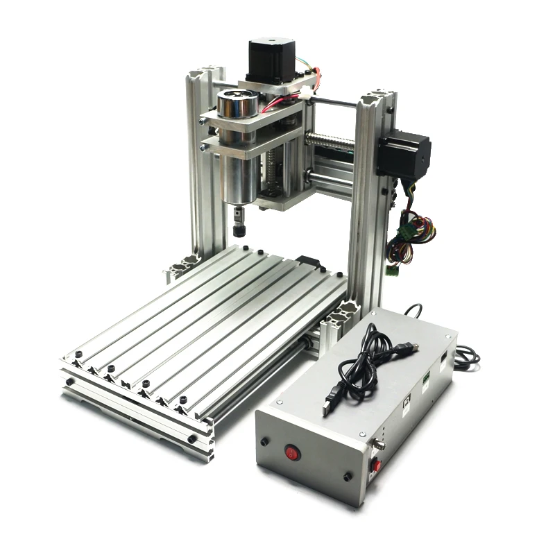 DIY CNC 3020 3 axis 4 Mini wood 2030 engraving machine milling lathe | Инструменты