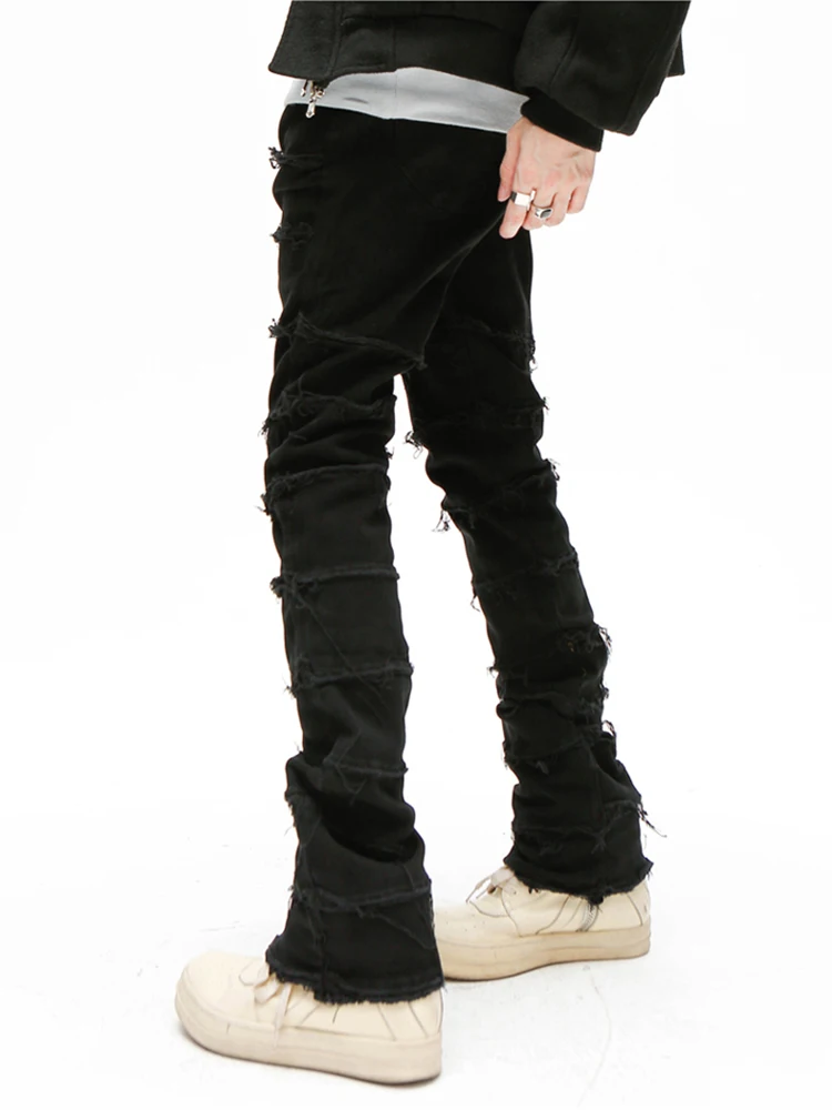 

Знаменитые модные мужские брюки хип-хоп штаны Su стройнящие уличные мужские дизайнерские джинсы мужская одежда Liu Slow брендовая одежда для путешествий брюки