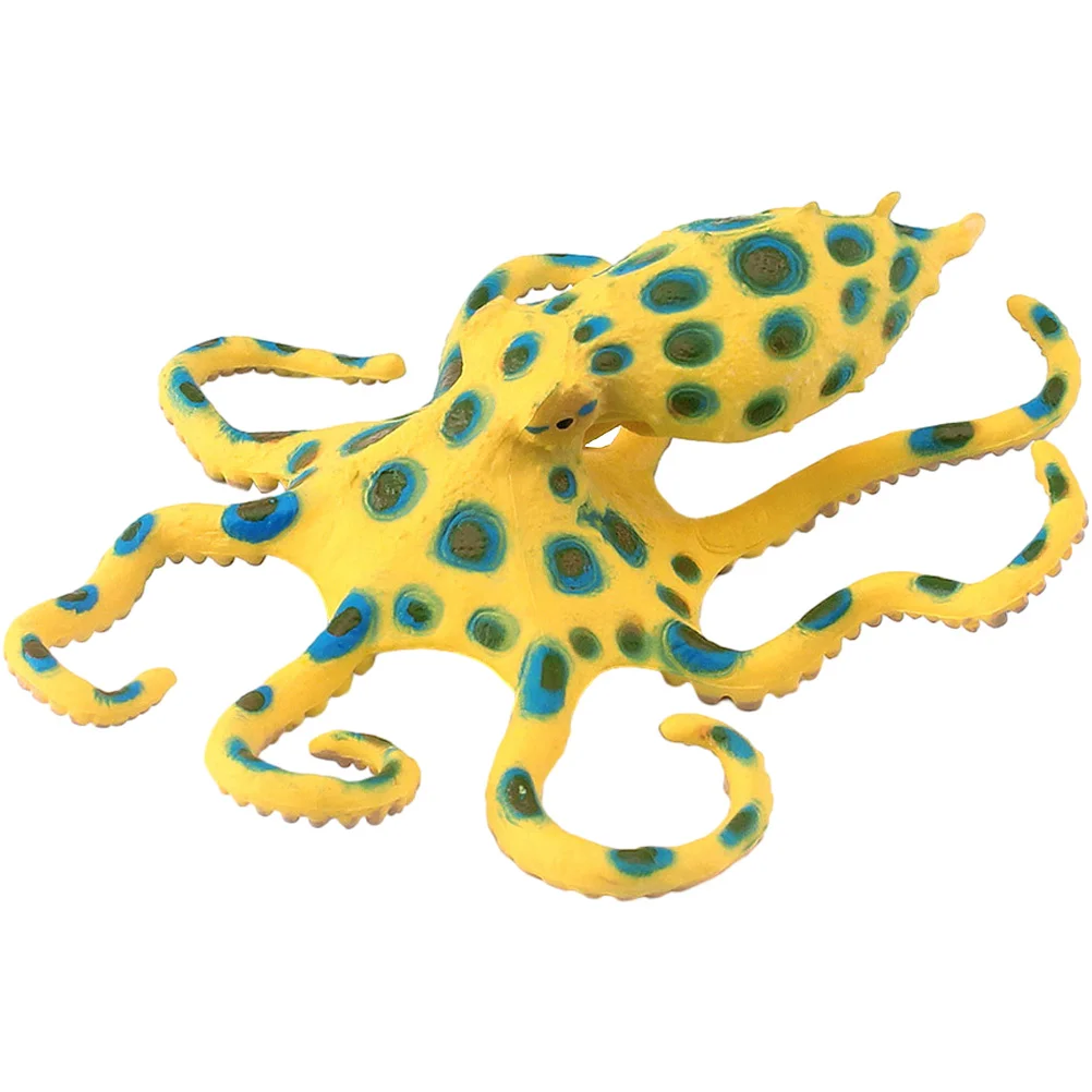 

Искусственная фигурка осьминога модель морского животного, Реалистичная имитация декора пластиковое украшение Child