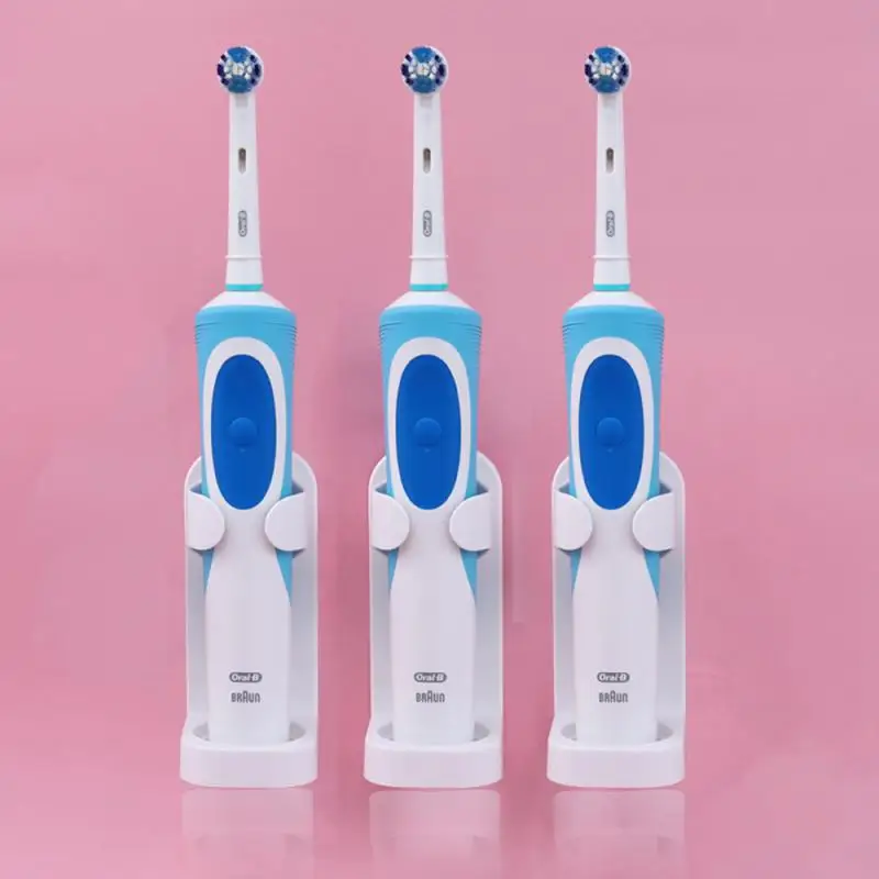 

Electric Toothbrush Holder Punch Free Traceless Bathroom Brush Rack Waterproof Toothbrush Base Electric Toothbrush Storage Shelf