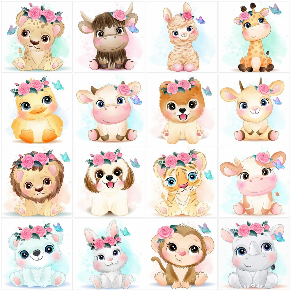 

Набор для вышивки животными Huacan 5D, картина с леопардовой мозаикой, хобби и вышивка, домашний декор