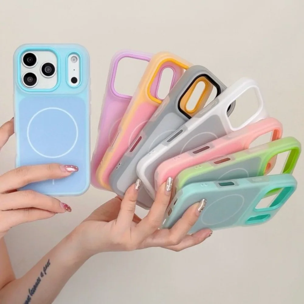 Чехол Jelly Candy Color для iPhone 17 ProMax с поддержкой MagSafe, совместимый с iPhone 11, 12, 13, 14, 15, 16 Pro Max, мягкий силиконовый чехол с защитой для объектива (art.: 3920da0fc8eeb) - 3920da0fc8eeb