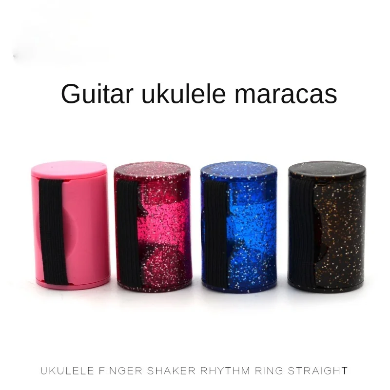 

1 Pcs Music Finger Ring Finger Shot for Ukulele Guitar Accessories Rhythm Sand Shaker