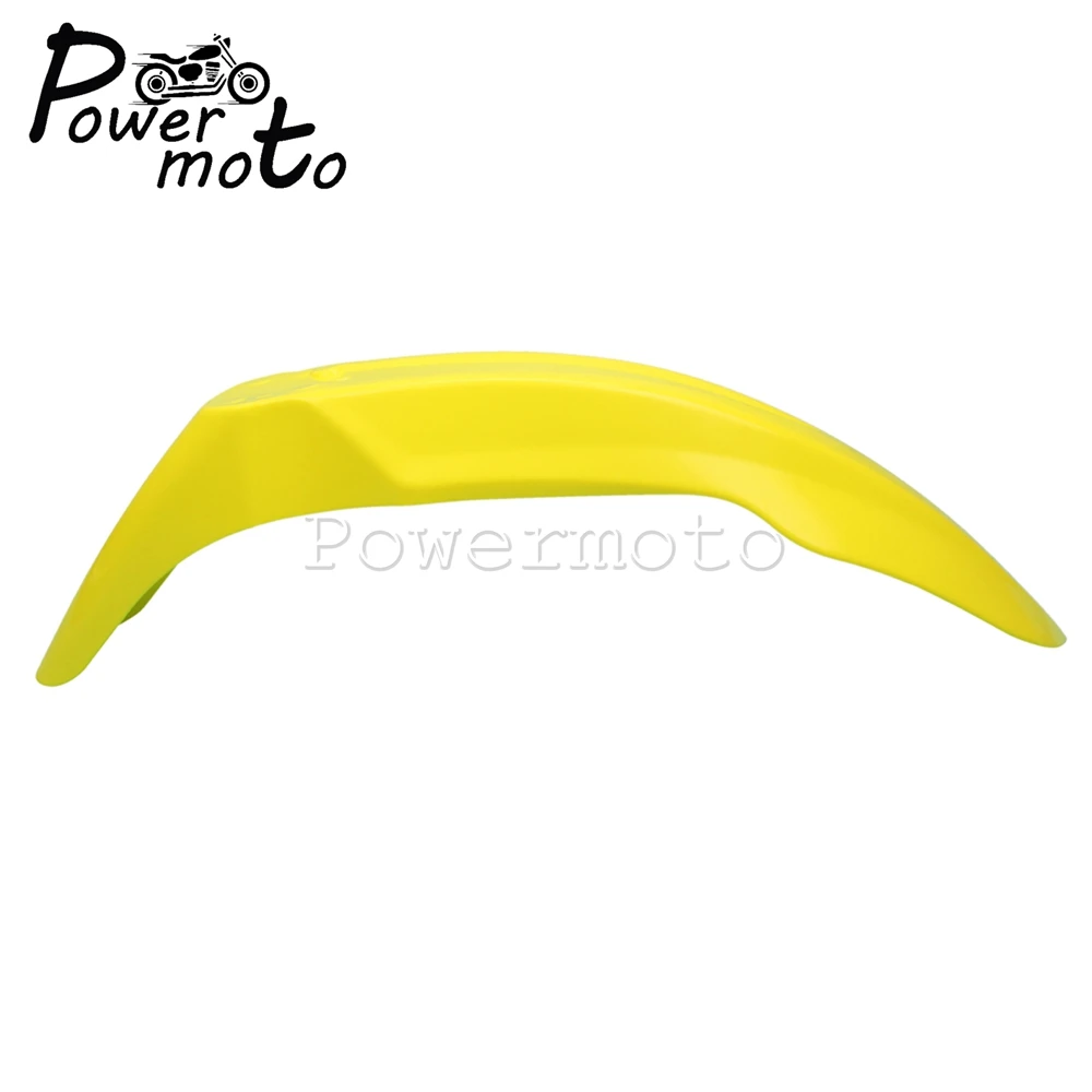 Фото Для Suzuki DR650SE DRZ RMZ DR RM RMX 85 125 200 250 400 450 Желтый передний брызговик Универсальный брызговик для мотокросса Supermoto №3