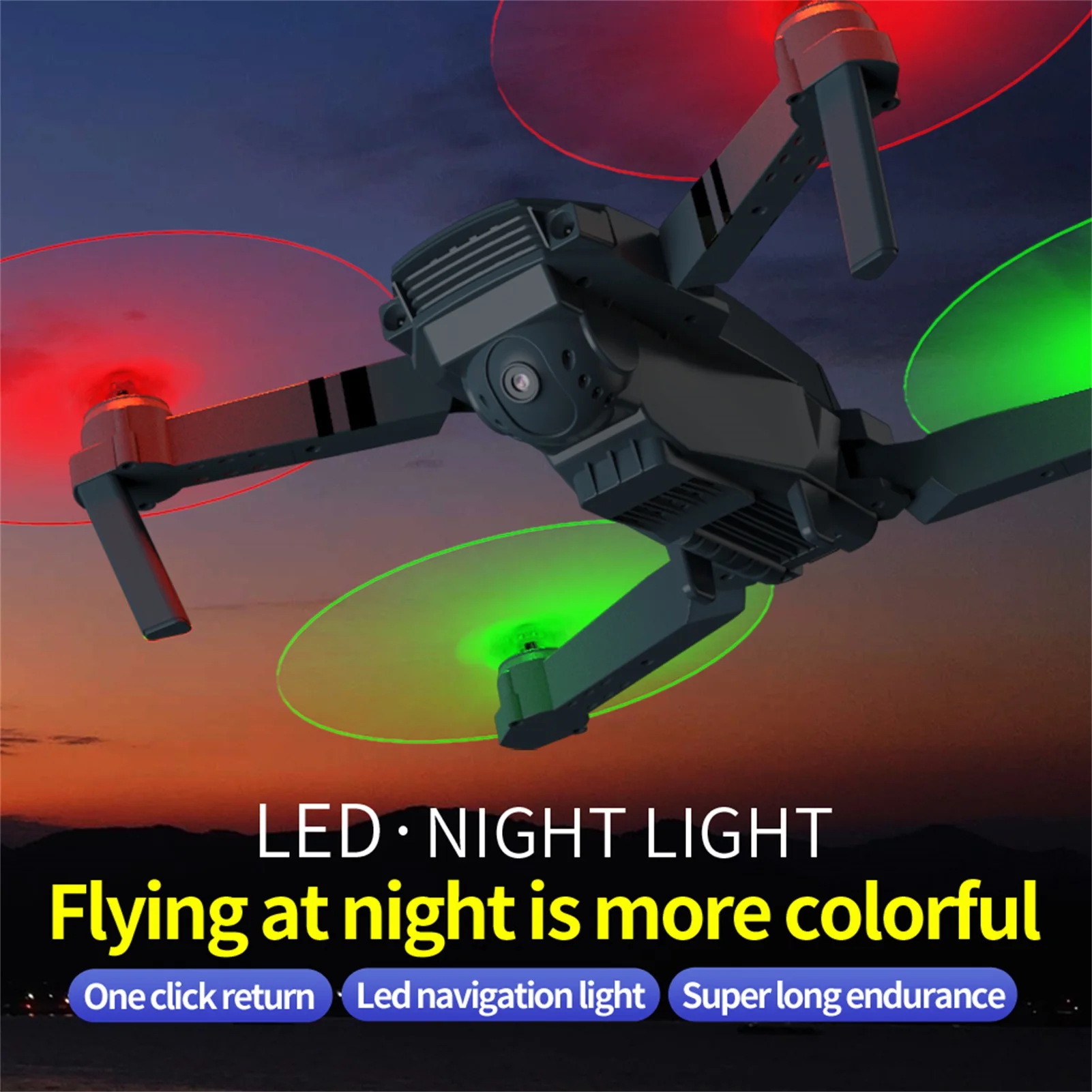 Мини-Квадрокоптер E58 Pro Wi-Fi FPV с широкоугольной камерой HD 4K 1080P |