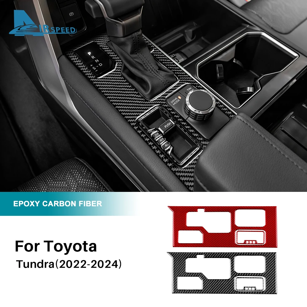 Настоящая мягкая наклейка из углеродного волокна для Toyota Tundra 2022 2023 2024 рамка