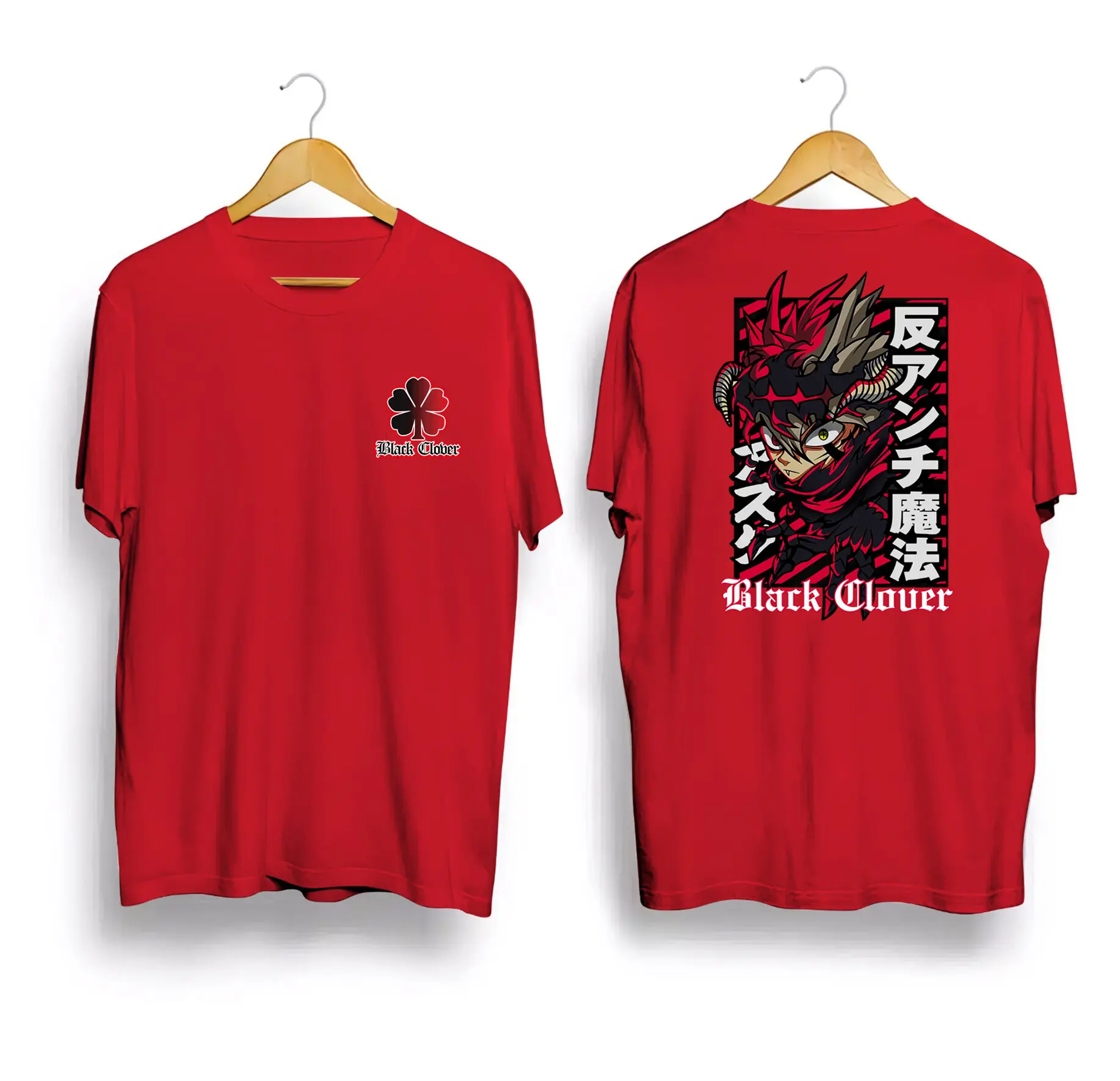 Kaos Pria Lengan Pendek Anime Black Clover Oblong Футболкашенко Cod Размер s m l xl xxl Shoppingtrendi Distro Ter