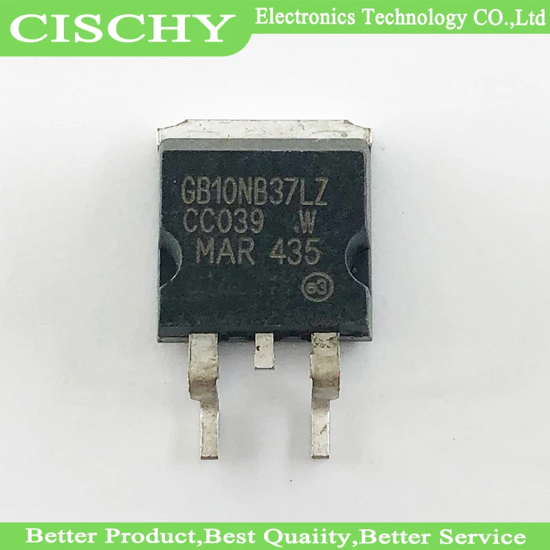 

5 шт./лот STGB10NB37LZT4 STGB10NB37LZ STGB10NB37 GB10NB37LZ GB10NB37 10NB37 D2PAK