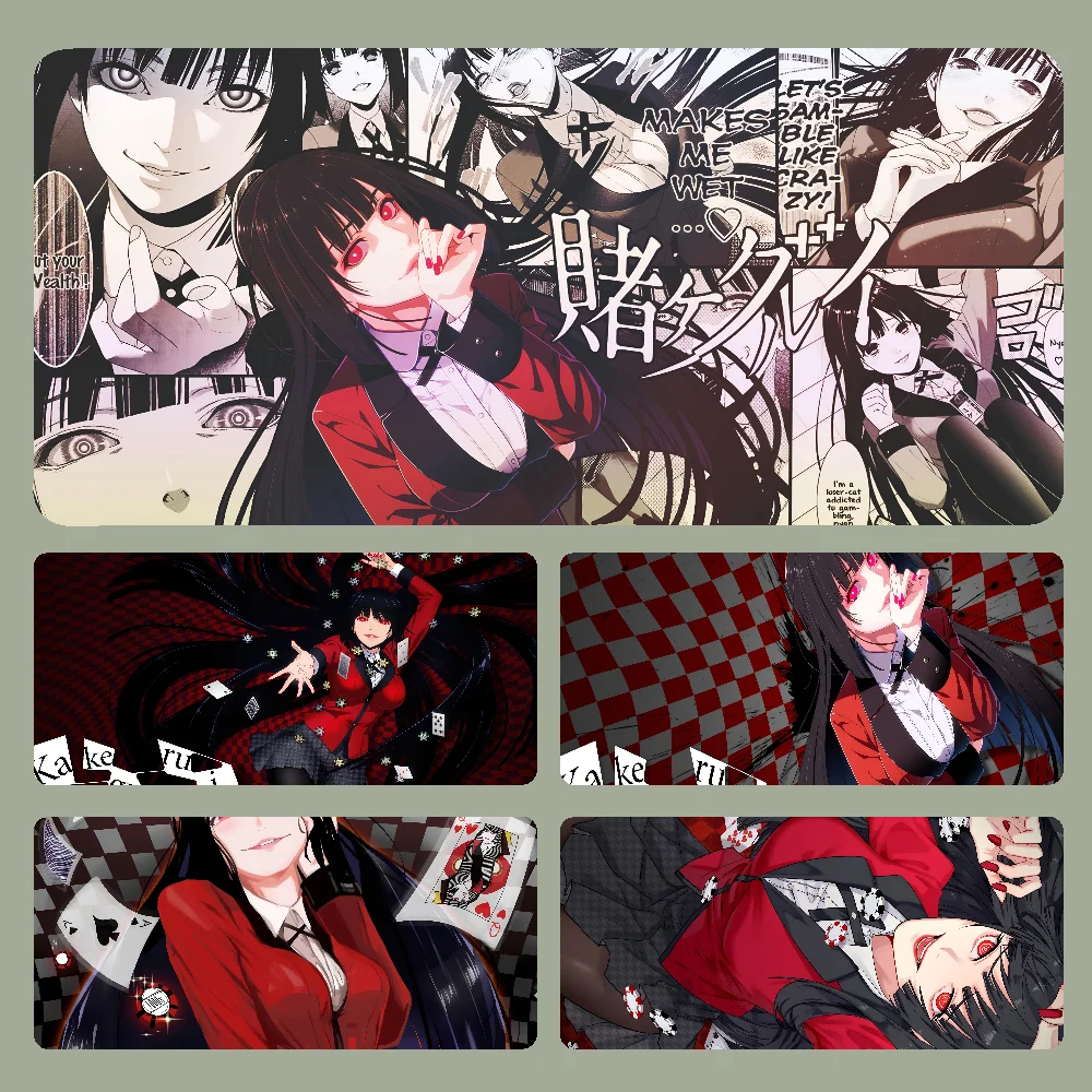 Y-Yumeko Jabami коврик для мыши большой компьютерные игровые аксессуары коврики
