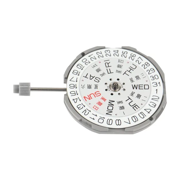 Металлический кварцевый часовой механизм с 3 стрелками и датой @ запасные части