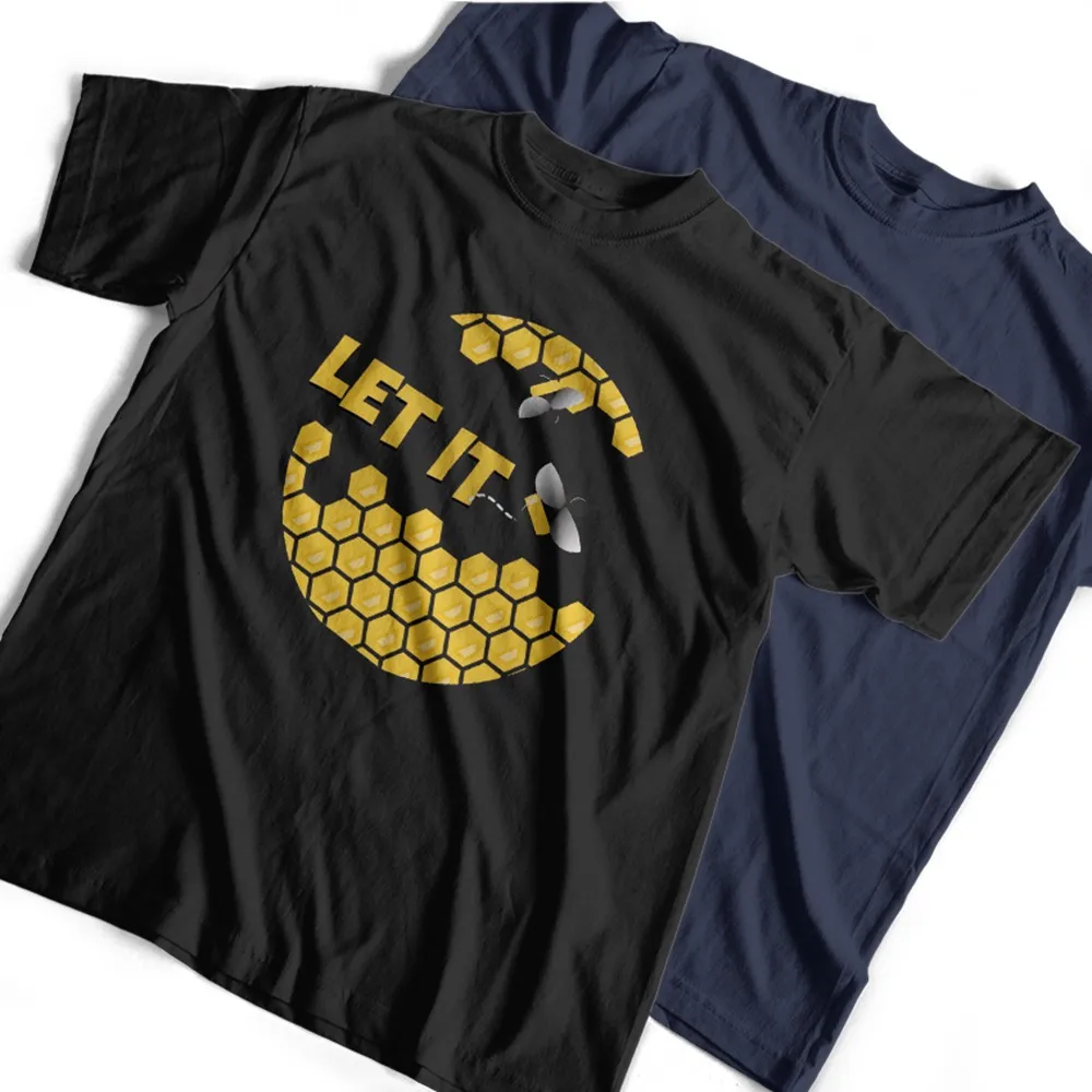 

COOLMIND 100% cotton big size bees print unisex T shirt o-neck bees men tshirt short sleeve t-shirt men tee shirt BEES43